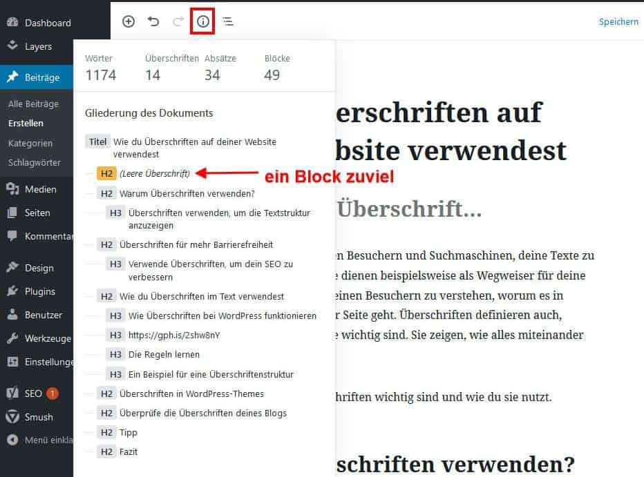 SEO Überschriften Struktur SEO Überschriften Struktur